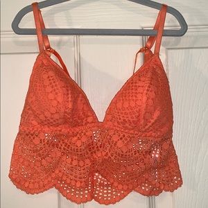 Victoria’s Secret neon orange bralette